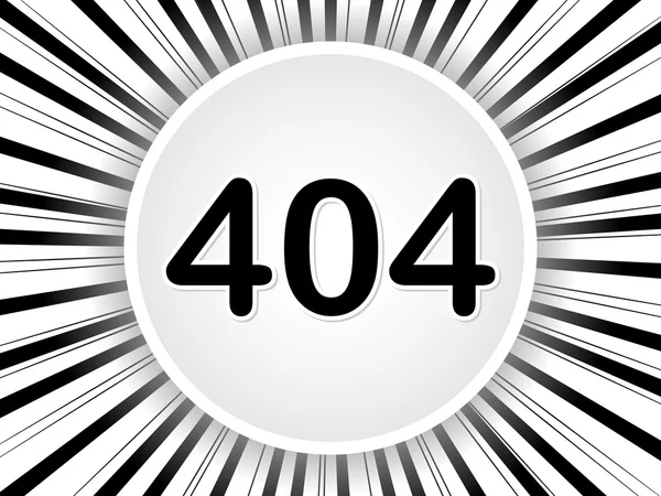 404 Fout — Stockvector