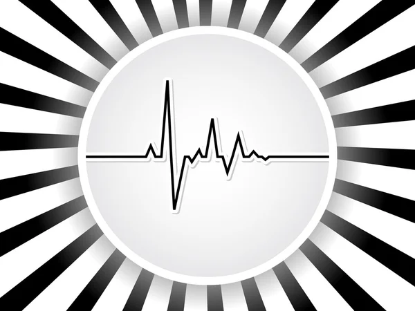 Srdeční puls — Stockový vektor
