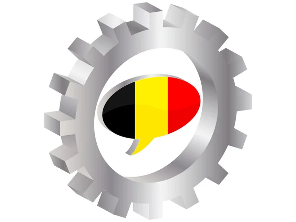 Bandeira da Bélgica — Vetor de Stock