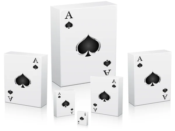 Jogos cartão ace — Vetor de Stock