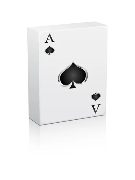 Spil kort es – Stock-vektor