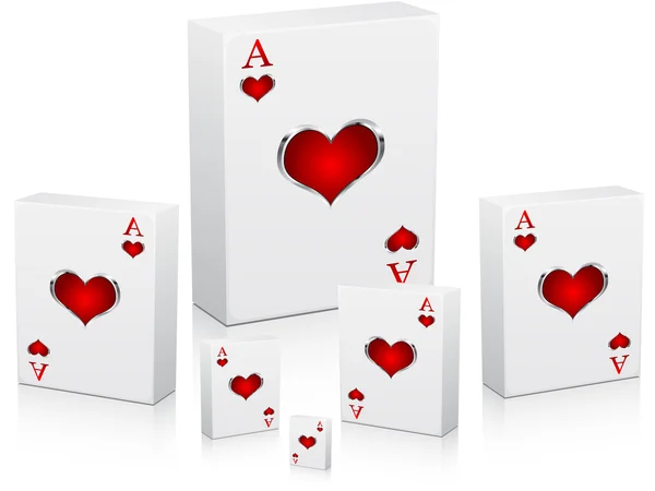 Ace κάρτα παιχνίδια — Διανυσματικό Αρχείο