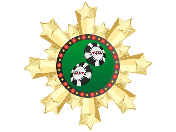 Bannière de casino — Image vectorielle