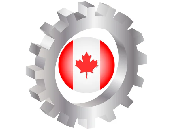 Bandera de Canadá — Archivo Imágenes Vectoriales