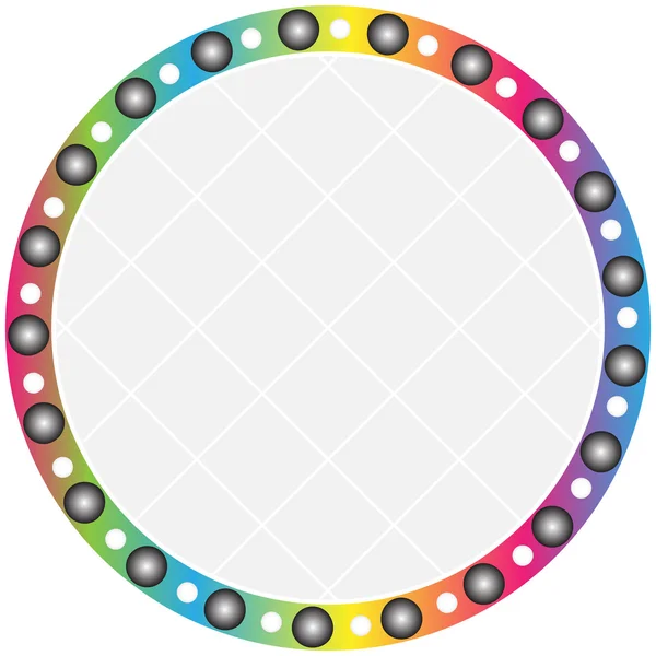 Kleurrijke knop — Stockvector
