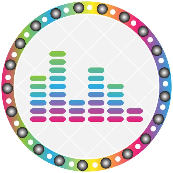 Музичні кнопки — стоковий вектор