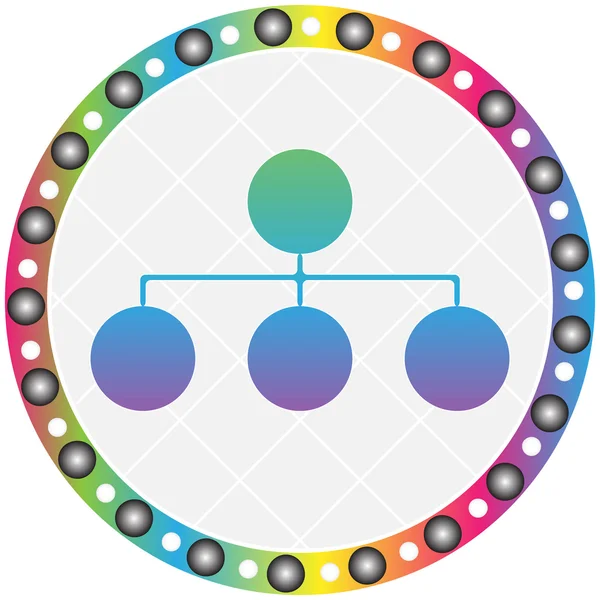 Κουμπί web "δίκτυο" — Διανυσματικό Αρχείο