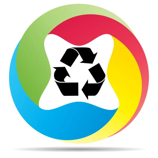 Ανακύκλωση κουμπί — Διανυσματικό Αρχείο
