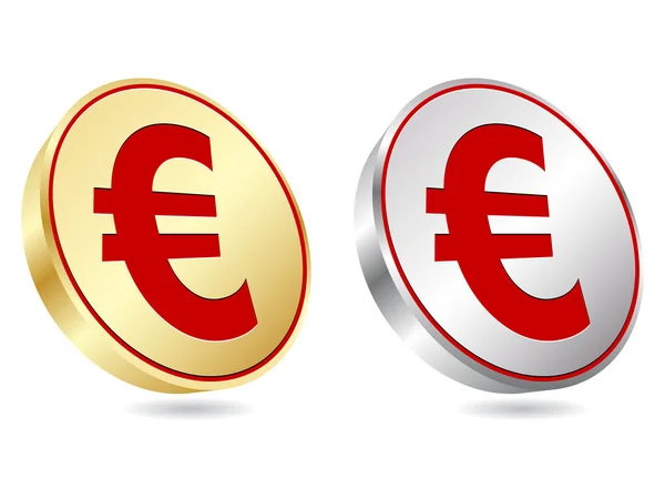 Euromynt — Stock vektor