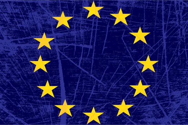 Флаг ЕС — стоковый вектор