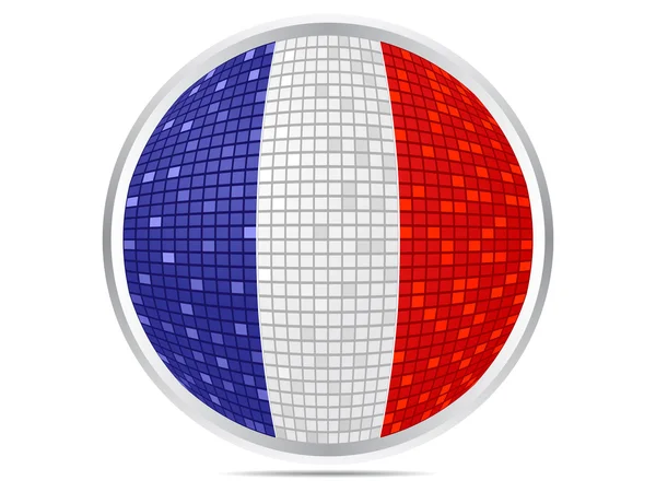 Frankreich-Flagge — Stockvektor