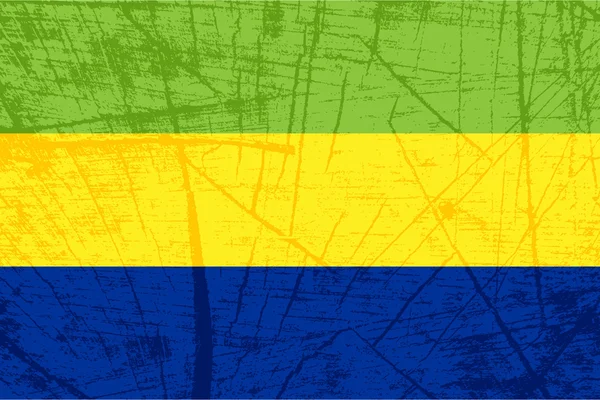 Bandera de Gabon — Archivo Imágenes Vectoriales