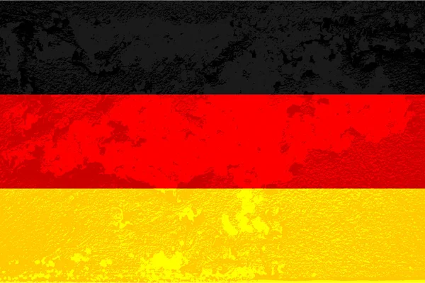 Německá vlajka — Stockový vektor