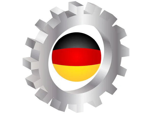 Almanya Bayrağı — Stok Vektör