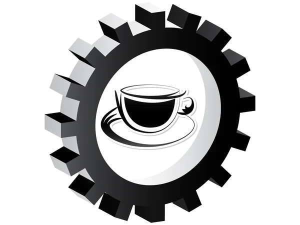 Cappuccino — Vettoriale Stock