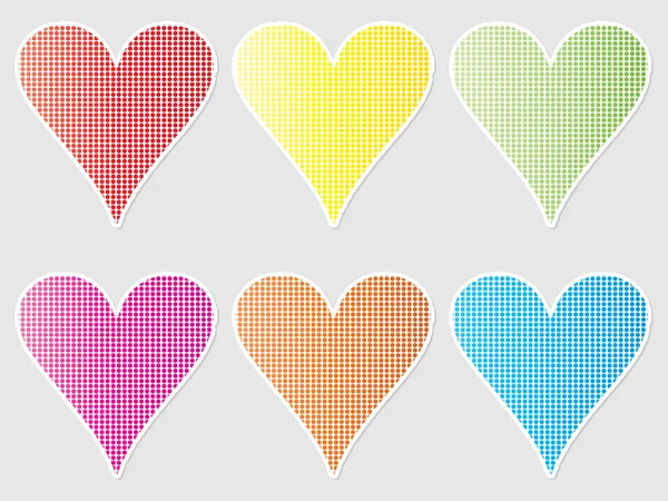 Coeur de bouton — Image vectorielle