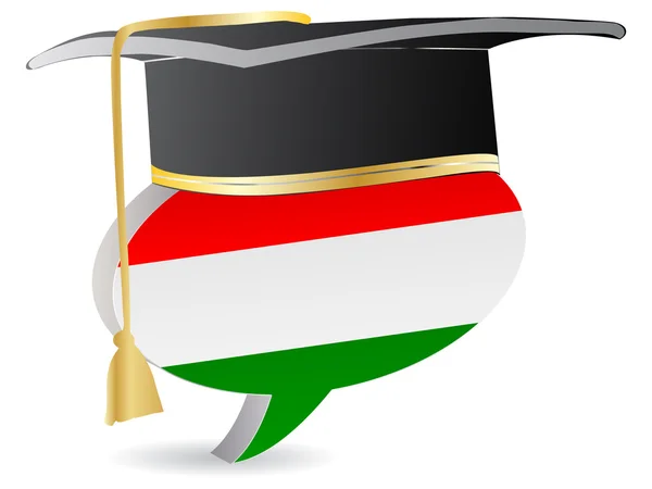 Graduazione ungherese — Vettoriale Stock