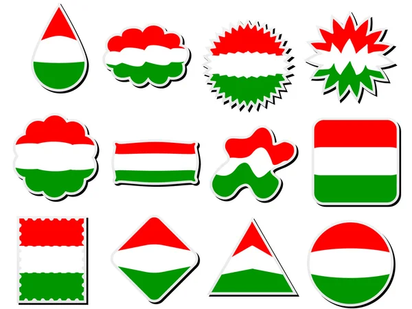 Прапор Угорщини — стоковий вектор