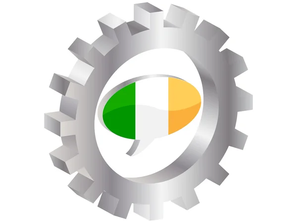 Bandera de Irlanda — Vector de stock