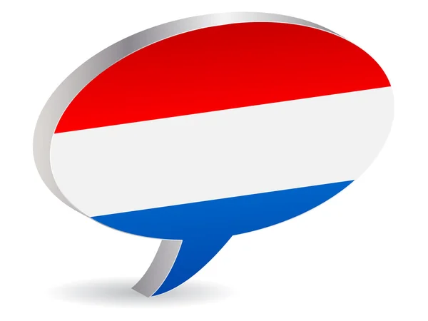 Прапор Голландії — стоковий вектор