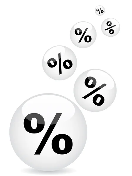 Pourcentage de fond — Image vectorielle