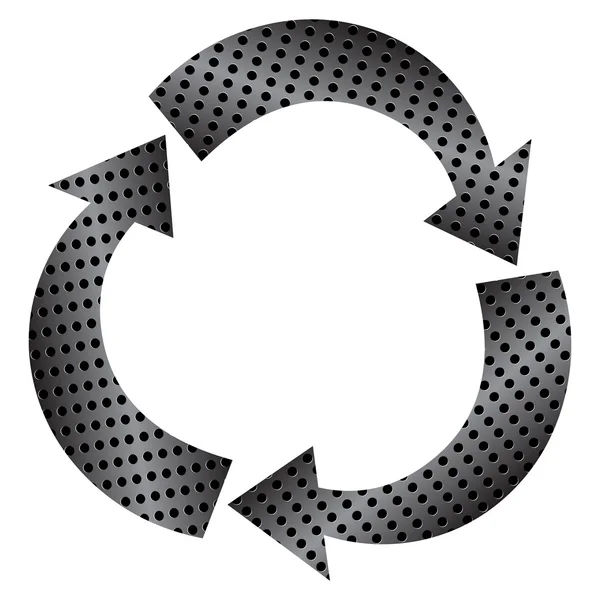 Recycle arrows — Stock Vector