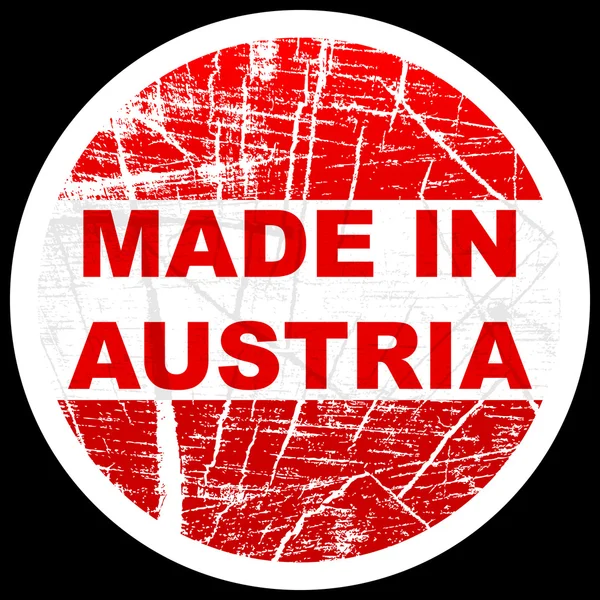 Prodotto in Austria — Vettoriale Stock
