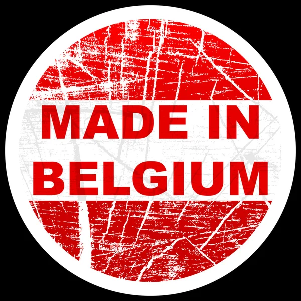 Fabricado en Bélgica — Vector de stock