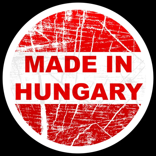 Macaristan'da yapılan — Stok Vektör