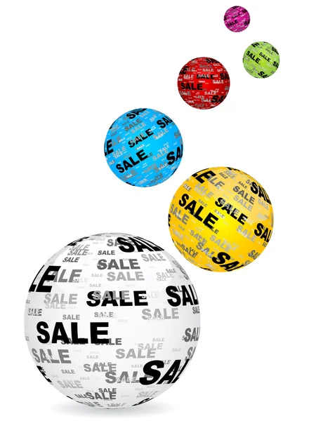 Продажа шаров фон — стоковый вектор
