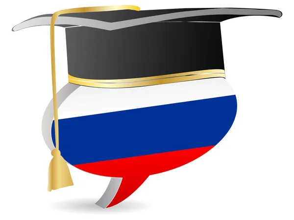 Graduación rusa — Vector de stock