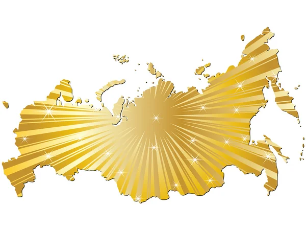 Карта Росії — стоковий вектор