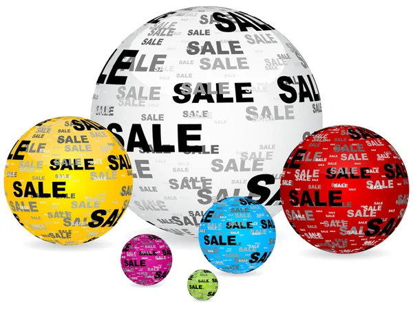 Продажа шаров фон — стоковый вектор