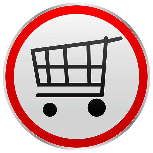 Cart button — Stock Vector