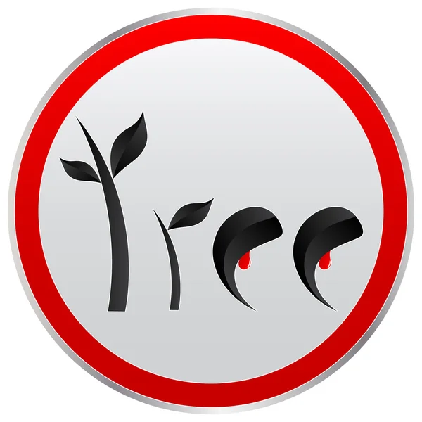 Icono de árbol de palabra — Archivo Imágenes Vectoriales