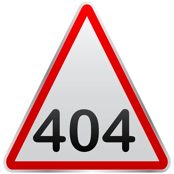 404-es hiba gombot — Stock Vector