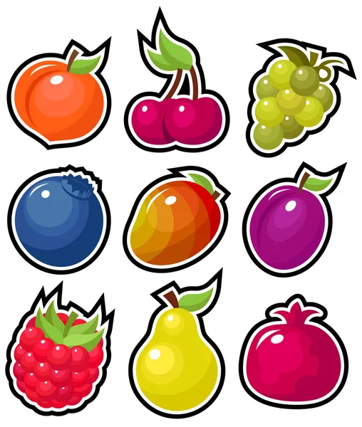 Leckere Früchte — Stockvektor