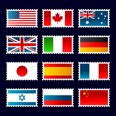 damga dünya bayrakları.