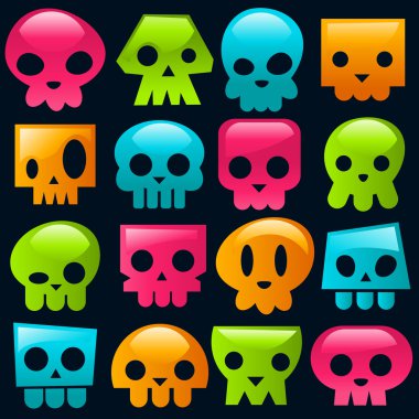 Gummy Skulls clipart