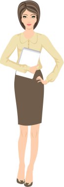 Business woman clipart