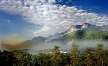 Emei mountains clipart