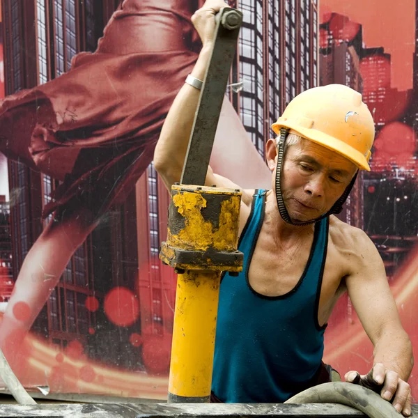 stock image Hardworking laborer