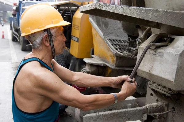 stock image Hardworking laborer