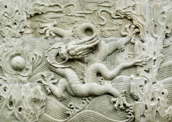 Dragon's relief — Stock Photo, Image