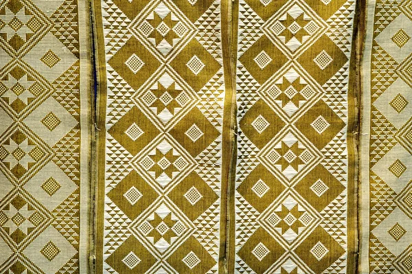 Magnifique tissu africain avec motif riche de Guinée-Bissau — Photo