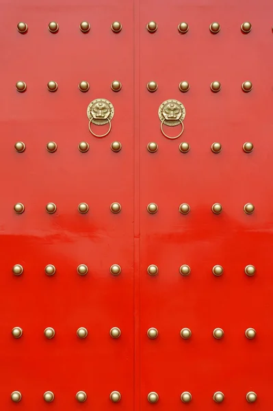 stock image Chinese traditional red gate