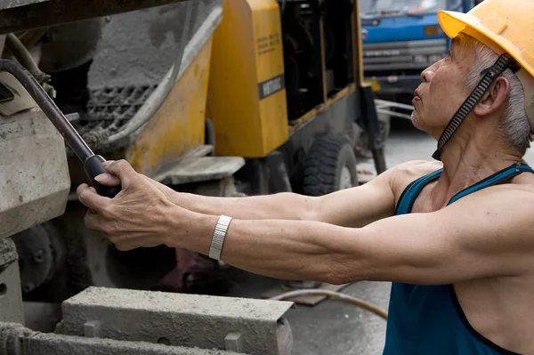 stock image Hardworking laborer