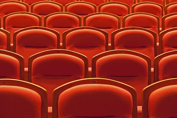 Gratis theater zitplaatsen — Stockfoto