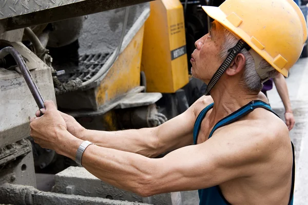 stock image Hardworking laborer