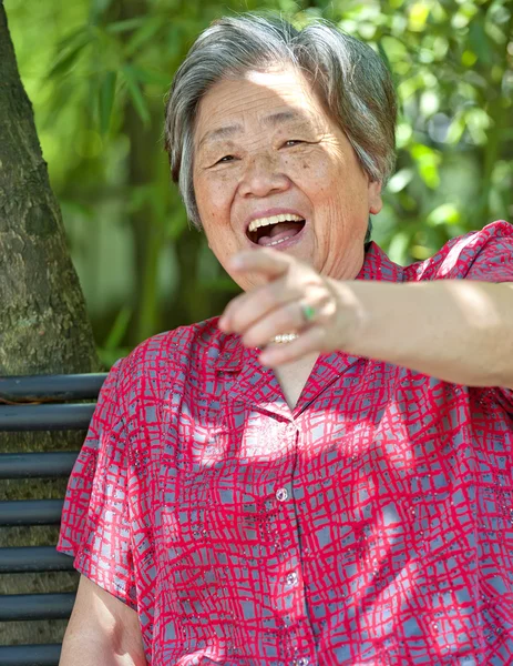 Happy grandmother — Stock Photo, Image